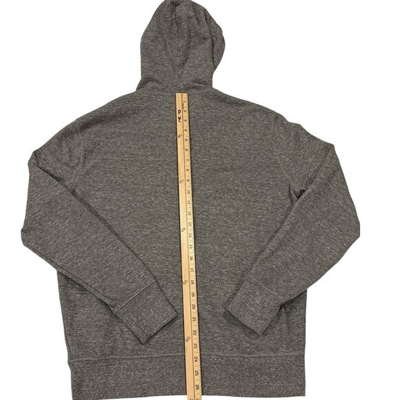 Polo Ralph Lauren Sweatshirt Hoodie Men Medium Gray Performance Full Zip Pockets - Picture 7 of 9